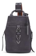 Vince Camuto Small Luk Adjustable Leather Backpack - Grey