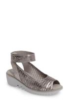 Women's Wolky Frosty Ankle Strap Wedge Sandal .5-8us / 39eu - Grey