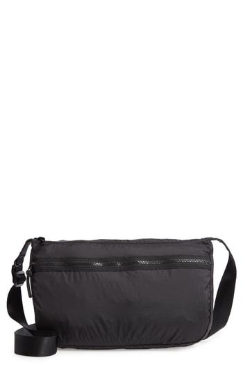 Nordstrom Ripstop Packable Crossbody Tote - Black