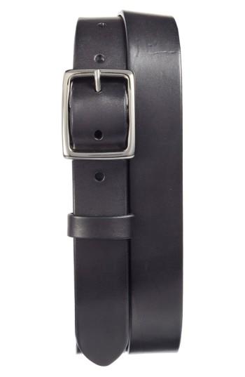 Men's Frye Jet Leather Belt - Black
