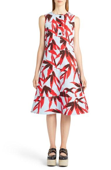 Women's Marni Swash Print Cotton Dress