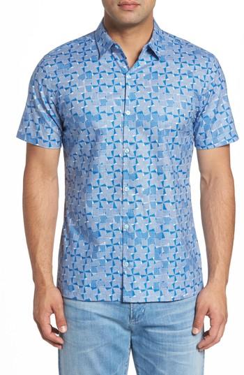 Men's Tori Richard Maunulua Kapa Slim Fit Camp Shirt