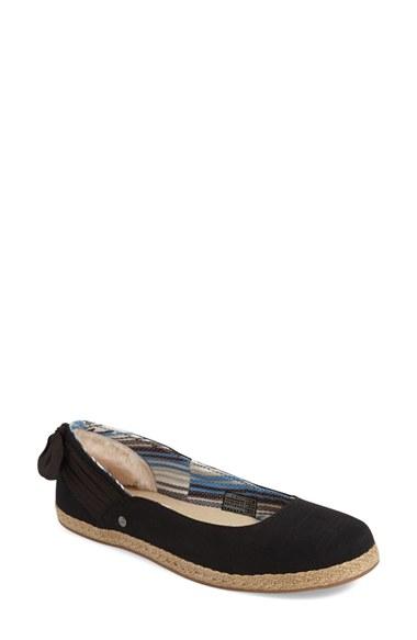 Women's Ugg 'perrie' Flat .5 M - Black