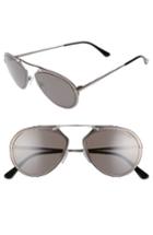Men's Tom Ford Dashel 58mm Aviator Sunglasses - Shiny Gunmetal / Gradient