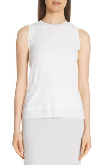 Women's Storee Polka Dot Smocked Top