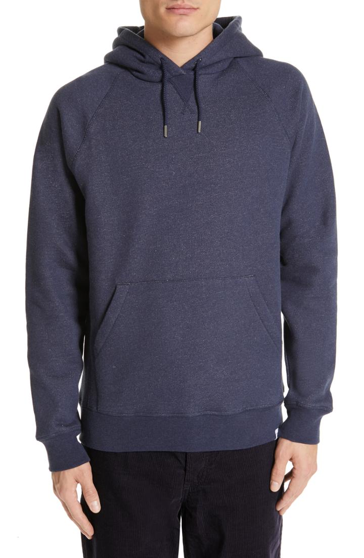 Men's Norse Projects Ketel Hoodie - Blue