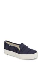 Women's Keds Triple Decker Eyelash Fringe Slip-on Sneaker M - Blue
