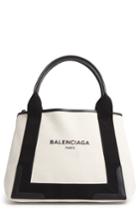 Balenciaga Small Cabas Canvas Tote -