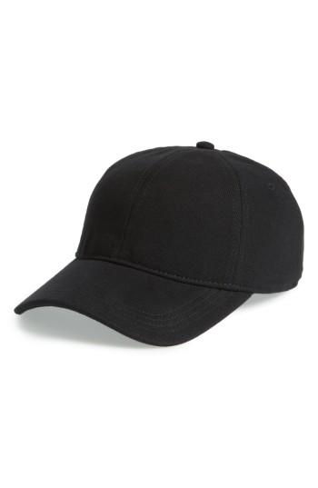 Men's Lacoste Croc Cotton Baseball Cap - Black