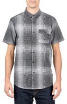 Men's Volcom Fragment Woven Shirt - Grey