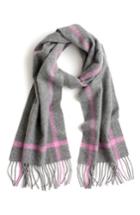 Women's J.crew Contrast Border Stripe Cashmere Scarf