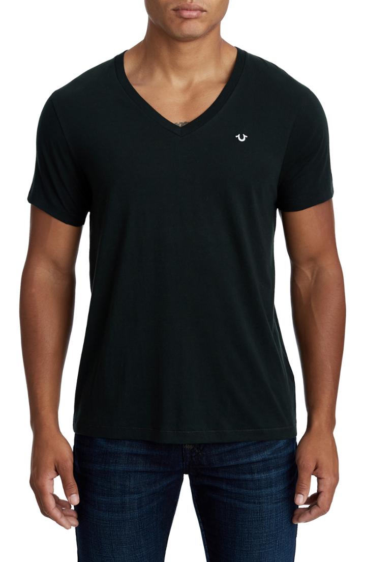 Men's True Religion Brand Jeans Essentials V-neck T-shirt