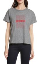 Women's Rag & Bone/jean Merci Graphic Tee - Grey