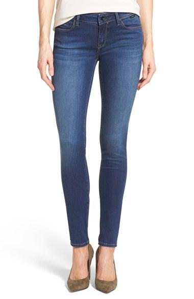 Women's Mavi Jeans Gold 'adriana' Stretch Super Skinny Jeans