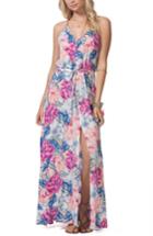Women's Rip Curl Floral Print Maxi Dress - Pink