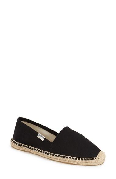 Women's Soludos 'original Dali' Espadrille Slip-on M - Black