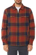 Men's O'neill Lodge Flannel Shirt Jacket, Size - Orange