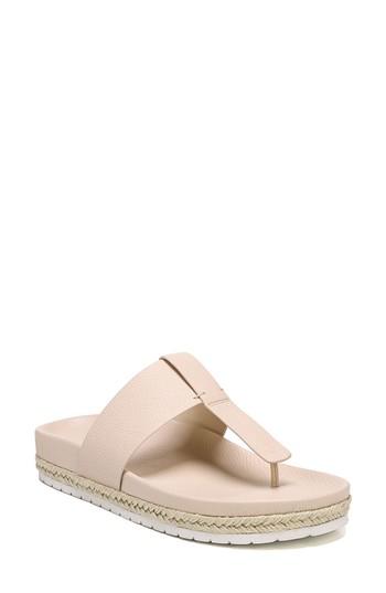 Women's Vince Avani T-strap Flat Sandal M - Pink