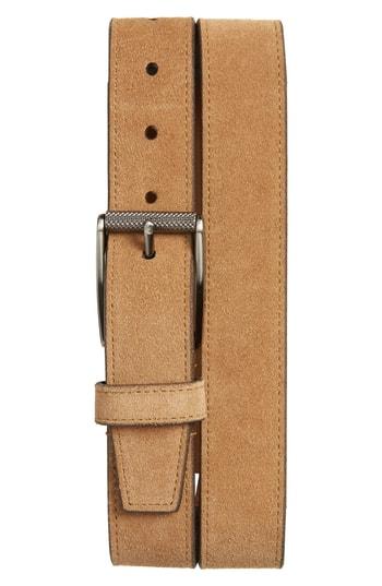 Men's 1901 Colton Suede Belt - Tan Dale