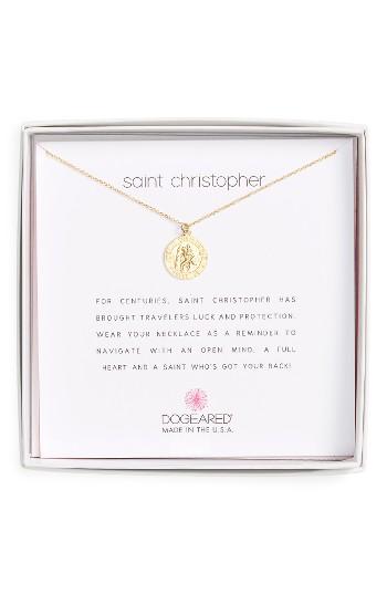 Women's Dogeared St. Christopher Pendant Necklace