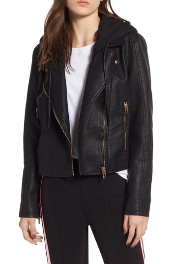 Women's Blanknyc Meant To Be Moto Jacket - Black