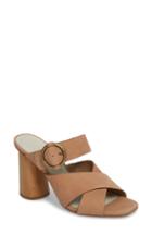 Women's 1.state Icendra Flared Heel Mule Sandal .5 M - Brown