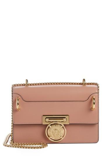 Balmain Glace Leather Box Shoulder Bag -