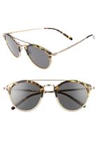 Women's Oliver Peoples Remick 50mm Brow Bar Sunglasses - Beige/ Grey