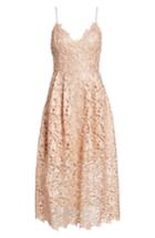 Women's Astr The Label Lace Midi Dress, Size - Pink