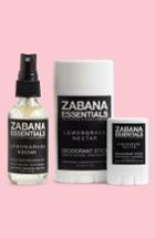 Zabana Essentials Lemongrass Nectar Deodorant Set
