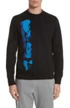 Men's Ps Paul Smith Abstract Brush Graphic Sweatshirt - Black