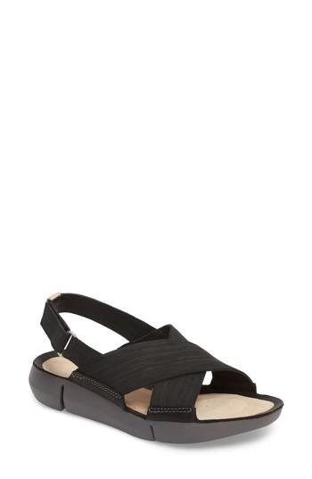 Women's Clarks Tri Chloe Sandal M - Black