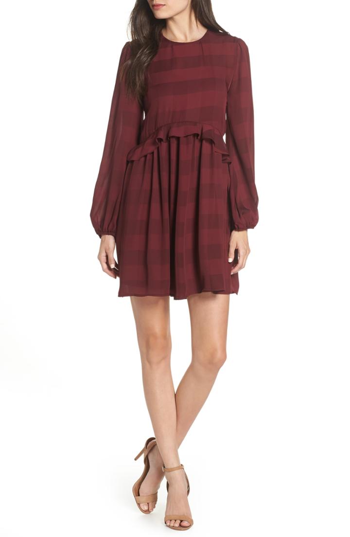 Women's Nsr Heidi Ruffle Stripe Minidress