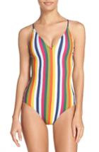 Women's Tory Burch Stripe One-piece Swimsuit