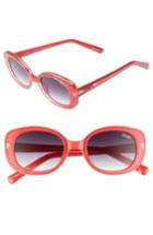 Women's Quay Australia Lulu 49mm Sunglasses - Red Fade