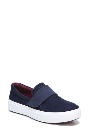 Women's Dr. Scholl's Wander Band Slip-on Sneaker .5 M - Blue