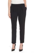 Women's Boss Akordia Relaxed Crepe Trousers R - Black