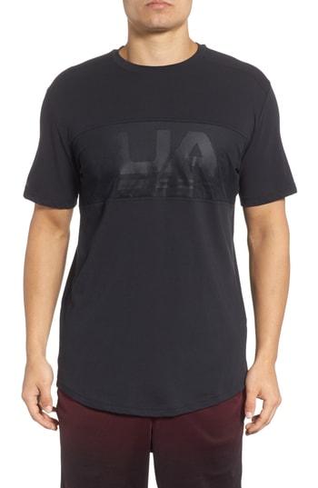 Men's Under Armour Mesh Panel T-shirt - Black