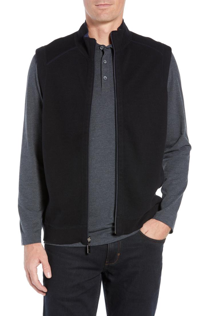 Men's Tommy Bahama Flip Side Reversible Zip Vest