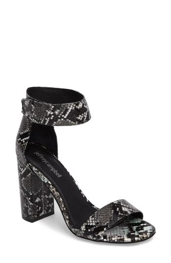 Women's Jeffrey Campbell Lindsay Ankle Strap Sandal M - Black