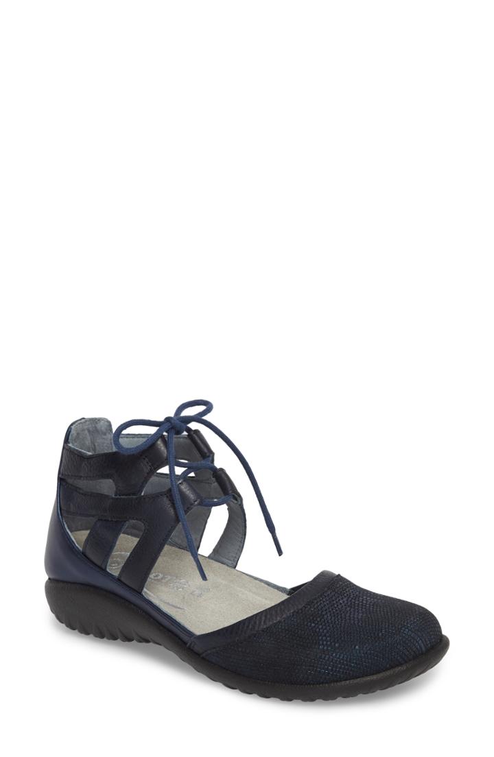 Women's Naot Kata Lace-up Sandal Us / 36eu - Blue