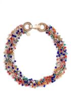 Women's Stella + Ruby Crochet Beaded Collar Necklace