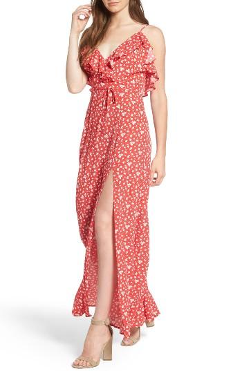 Women's Privacy Please Karen Backless Maxi Dress - Red