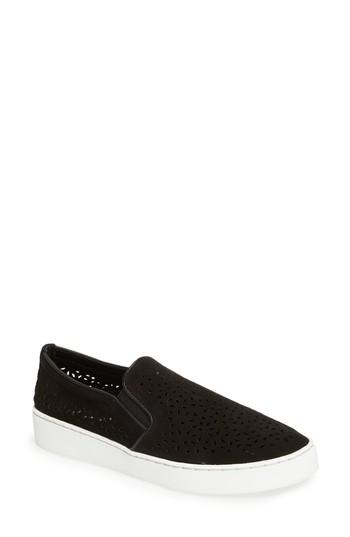 Women's Vionic Perforated Slip-on Sneaker .5 M - Black