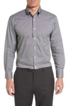 Men's Nordstrom Men's Shop Traditional Fit Non-iron Solid Dress Shirt .5 - 32 - Grey