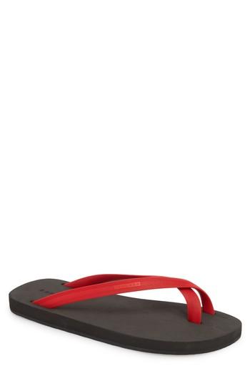 Men's Danward Cross Toe Flip Flop Us / 42eu - Red
