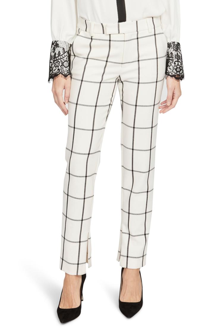 Women's Rachel Roy Collection Grid Pattern Skinny Pants