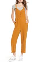 Women's Button Front Overalls