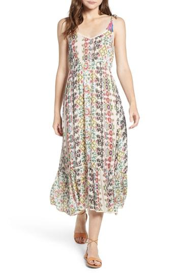 Women's Raga Yasmin Print Midi Dress - White