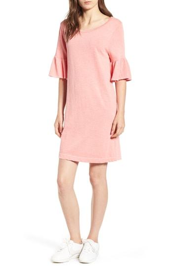 Women's Splendid Ruffle Sleeve Shift Dress - Pink